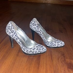 Leopard  print Nine West shoes